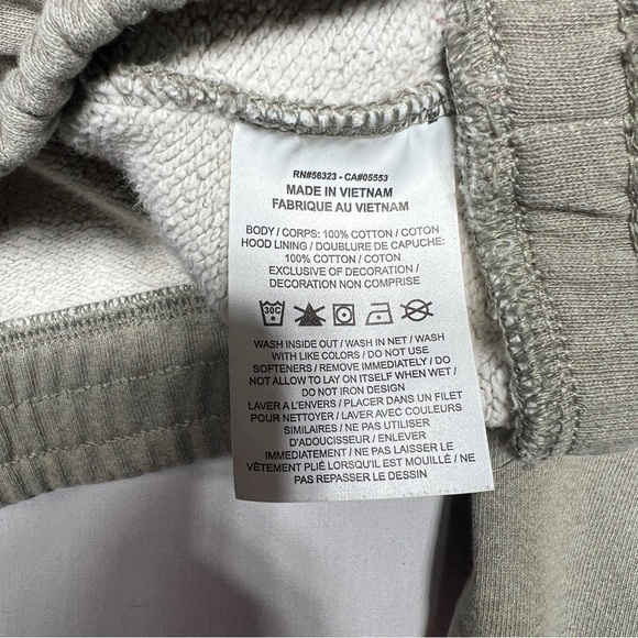 Nike Air Jordan Essential Cropped Sweatshirt Hoodie Women S Gray Pullover Flight - Picture 5 of 8